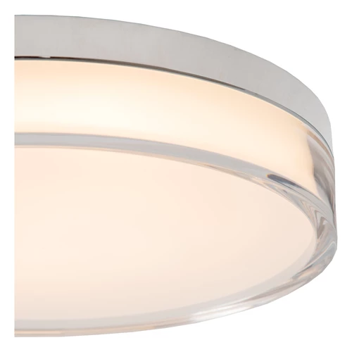 Lucide PLANO - Plafonnier Salle de bains - Ø 28 cm - LED Dim. - CCT - 1x16W 2700K/4000K - IP44 - Opalin - détail 2